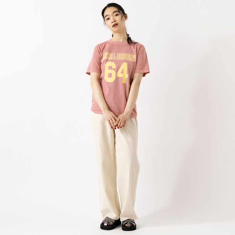 モデル身長165cm,caquのFS linen wide boy`s|Organic handloomのGURKHA PLATFORM,https://market.e-begin.jp/products/tan_caq0390u_lala|https://market.e-begin.jp/products/sed_ogh0417u_lala