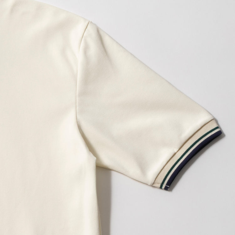 BUKTA | バクタ　速乾ラインリブ5分袖ポロシャツ