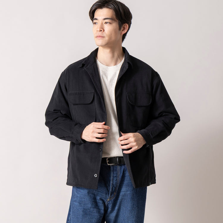 モデル身長180cm (Lサイズ着用)