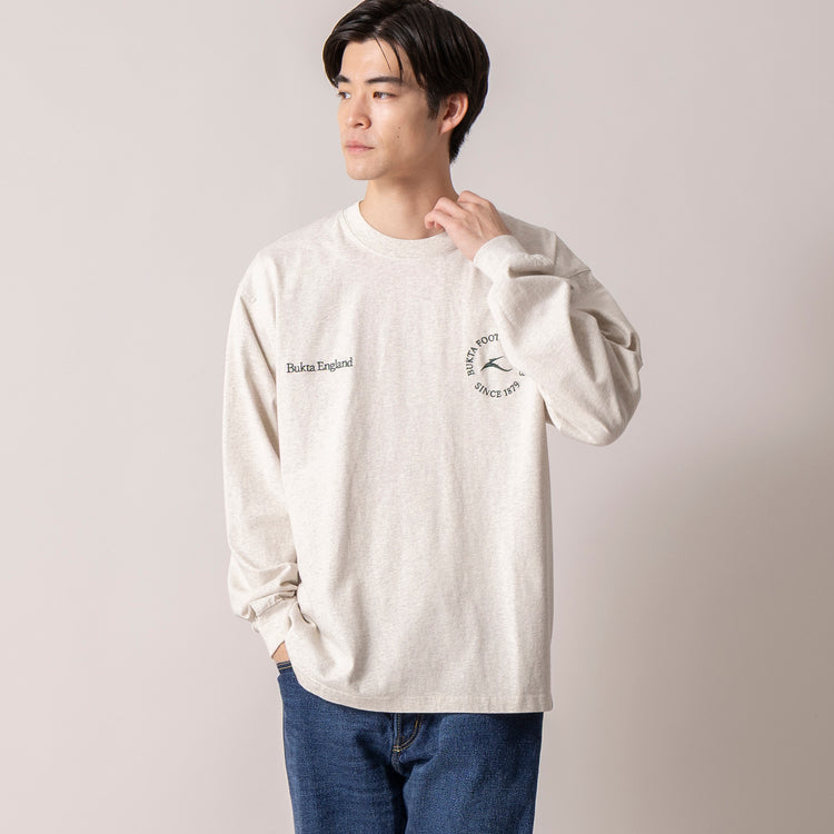 モデル身長180cm (Lサイズ着用)