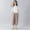 モデル身長160cm,MANONのHALF SLEEVE TEE|MALIBU SANDALSのZUMA LX RECYCLED,https://market.e-begin.jp/products/mks_mnn0427s_lala|https://market.e-begin.jp/products/sed_mls0443s_lala