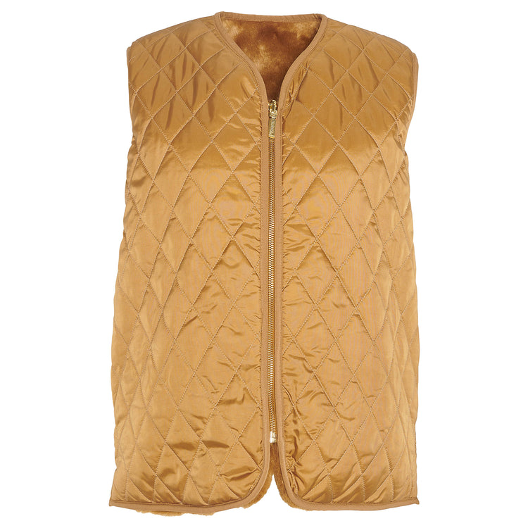 Barbour | バブアー　women's quilted fur gilet