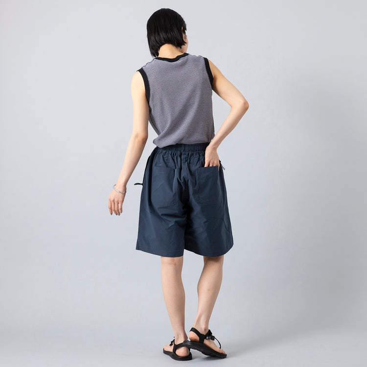 モデル身長165cm,Healthknitのベーシックワッフル クルーネックスリーブレス|ChacoのWボーディー,https://market.e-begin.jp/products/she_hea1181q_lala|https://market.e-begin.jp/products/af_cha0736o_lala