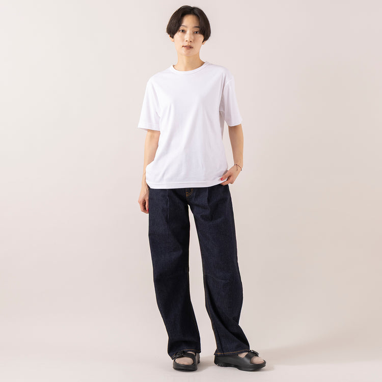 モデル身長 163cm,NEEDBY heritageのHARPER|rapiécageのフラワープレートコードブレス,https://market.e-begin.jp/products/gsr_ndh0025u_lala|https://market.e-begin.jp/products/rdx_rpc0311u_lala