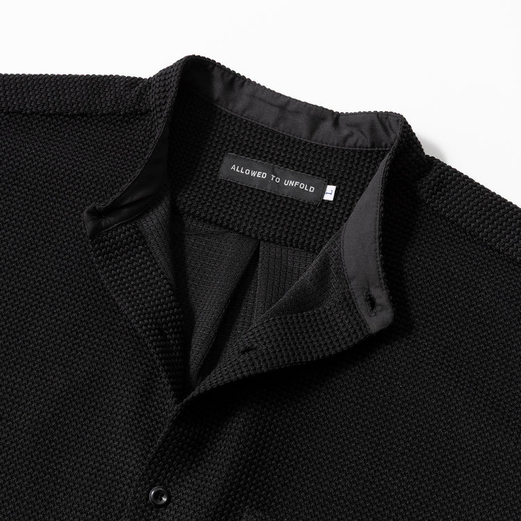 ALLOWED TO UNFOLD | アロウド トゥ アンフォールド　ラッセルドビー バンドカラーシャツ