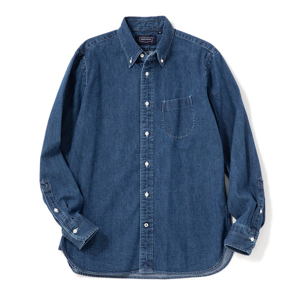 HAND ROOM | ハンドルーム 8oz DENIM BUTTON DOWN SHIRTS