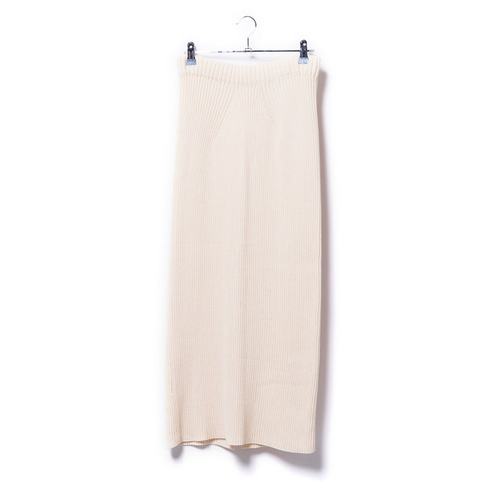 BATONER | バトナ―　LaLa Begin別注 SOLID WOOL RIB SKIRT