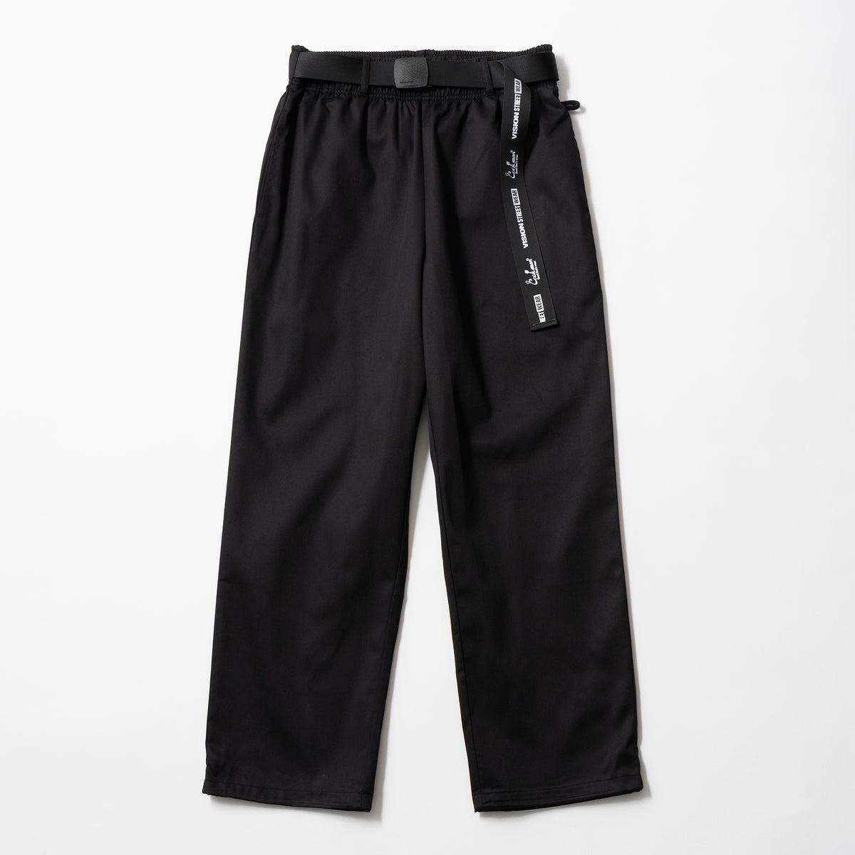 Cookman | クックマン Chef Pants Semiwide Black Belt Vision Black
