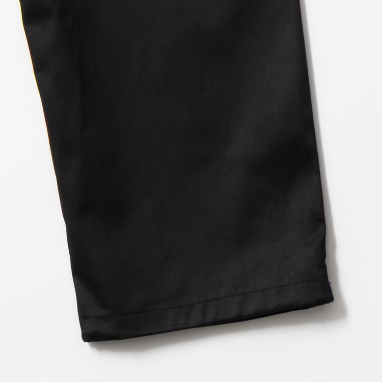 Cookman | クックマン　Chef Pants Semiwide Black Belt Vision Black