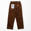 Cookman | クックマン Chef Pants Semiwide Black Belt Corduroy