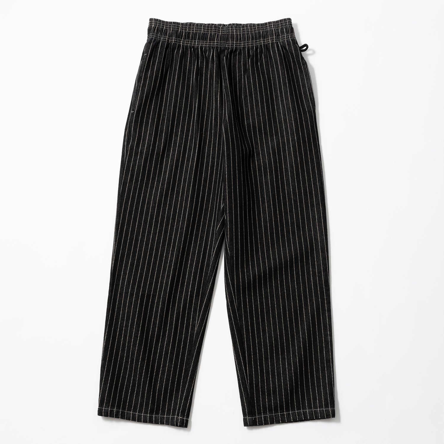 【股下87cm】 Cook Jeans レザーパッチ スタッズ コーティング Cookman | クックマン Chef Pants Semiwide Wabash Denim