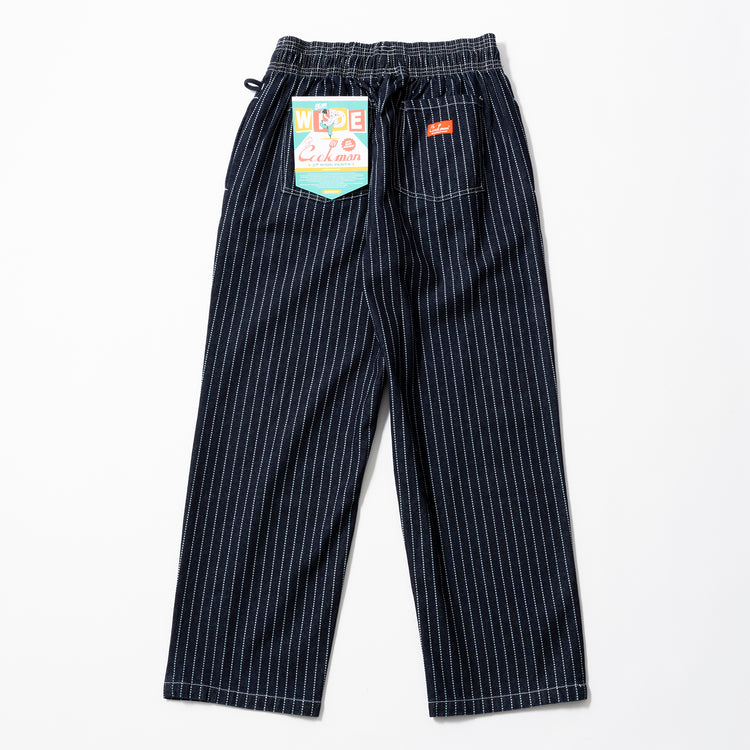 Cookman | クックマン　Chef Pants Semiwide Wabash Denim