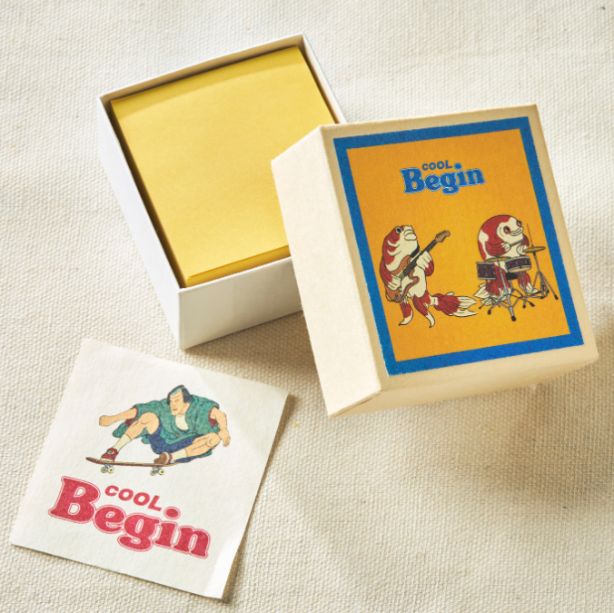 京都徳力版画館 | キョウトトクリキハンガカン　メモ帳入り「おはこ」（COOL Begin Special Ver.） Kingyo Band
