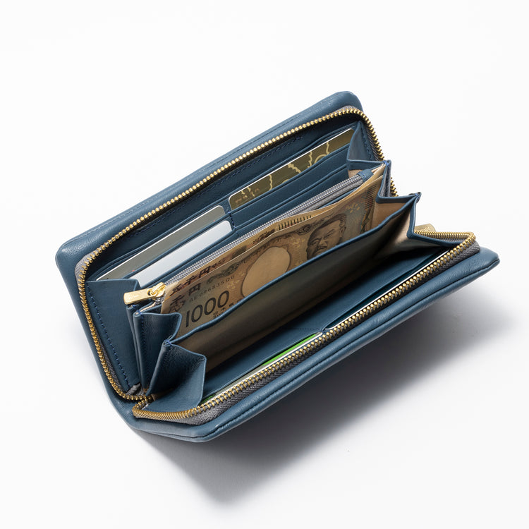 Diu | ディウ　Fresia 本革 ロングウォレット