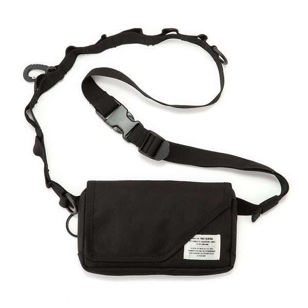 Wallet shoulder bag／ミニポーチ付／ブラック フェンダー FENDER バッグ ショルダーバッグ ミニバッグ ポーチ