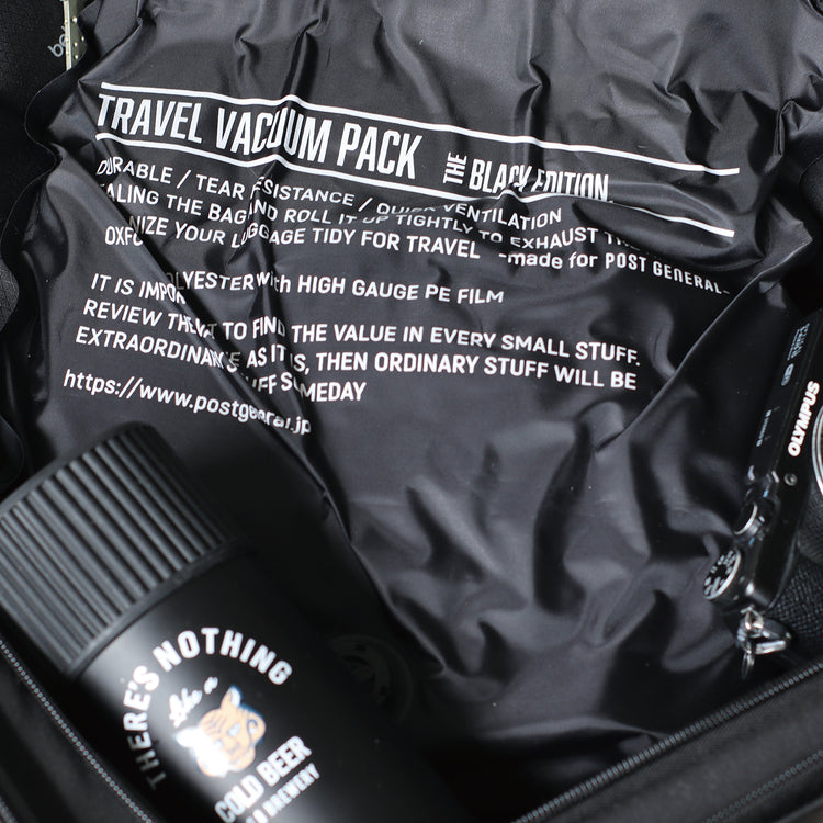 POST GENERAL | ポストジェネラル　TRAVEL VACUUM PACK BK Edition-PACK2- L