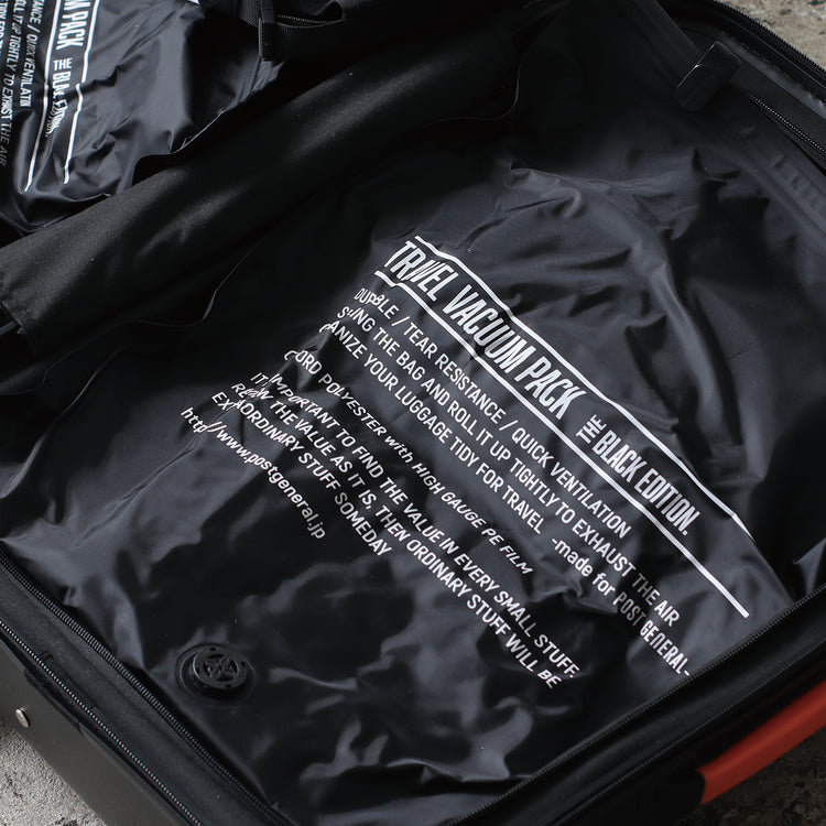 POST GENERAL | ポストジェネラル　TRAVEL VACUUM PACK BK Edition-PACK2- LL