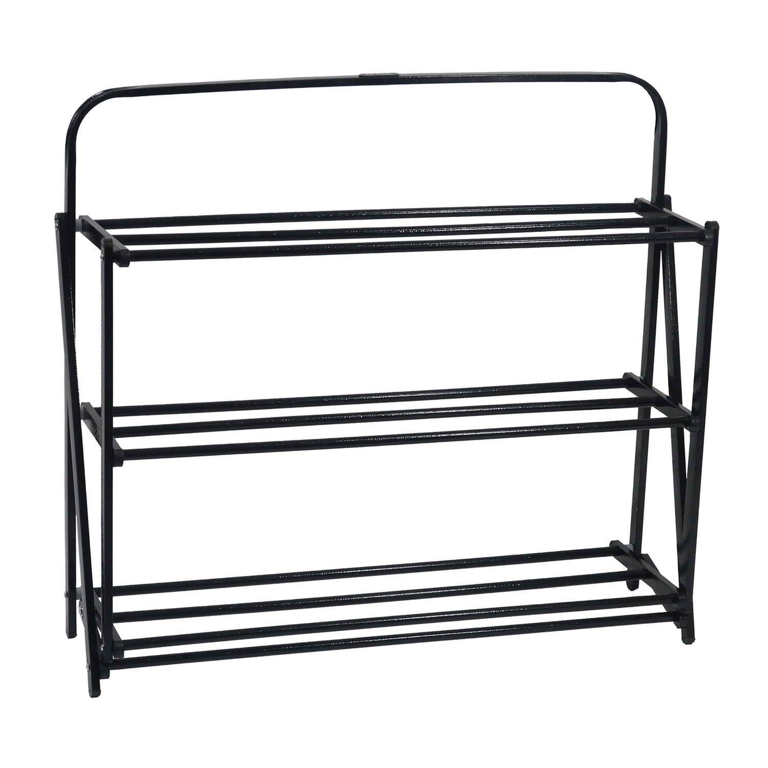 新品 フォルダブル シューズラック 収納 インダストリアル 男前