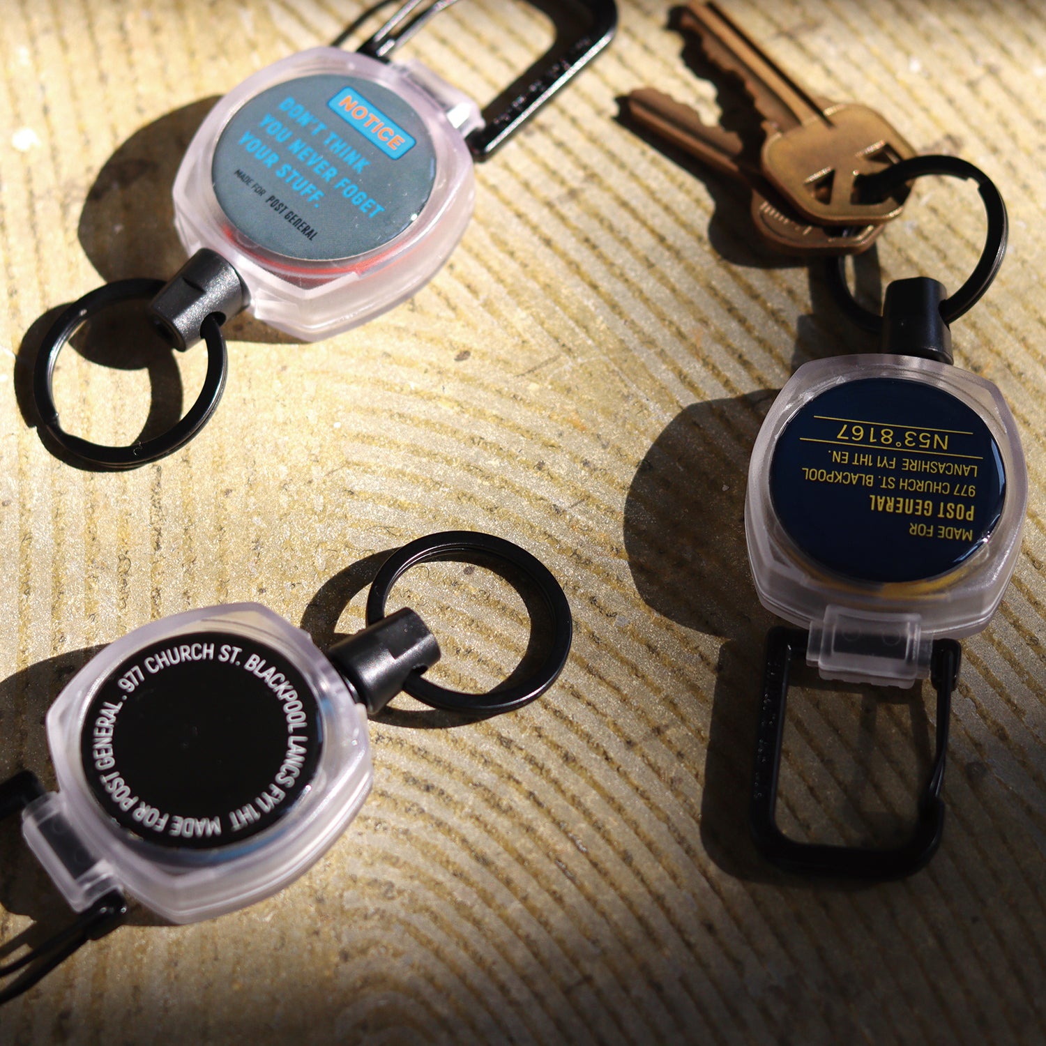 POST GENERAL | ポストジェネラル COLOR CORD REEL KEY HOLDER
