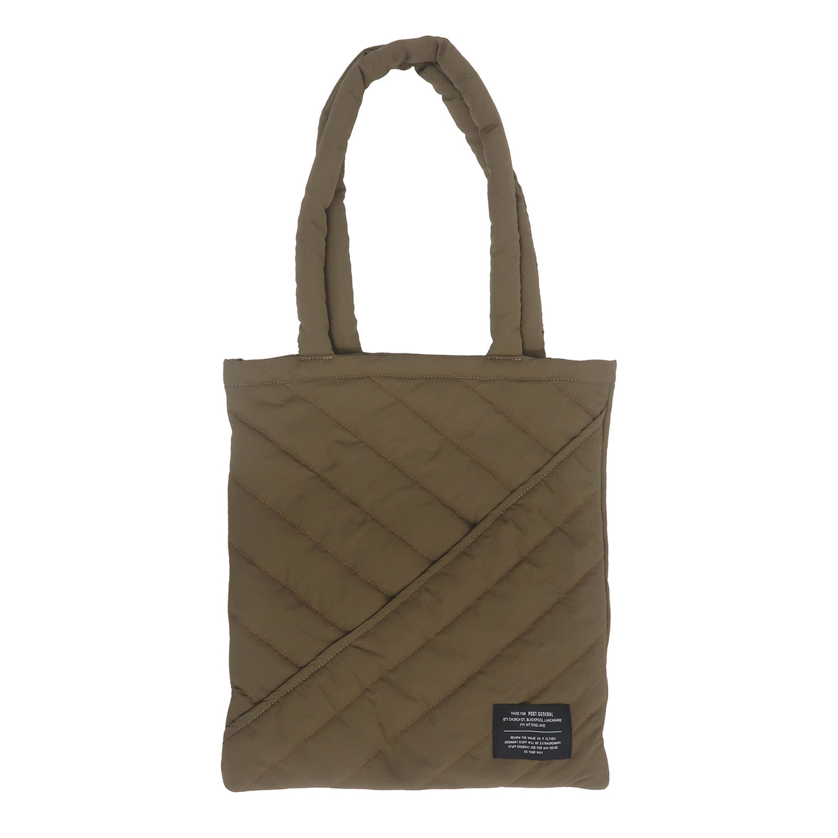 POST GENERAL | ポストジェネラル QUILTED STANDARD TOTE