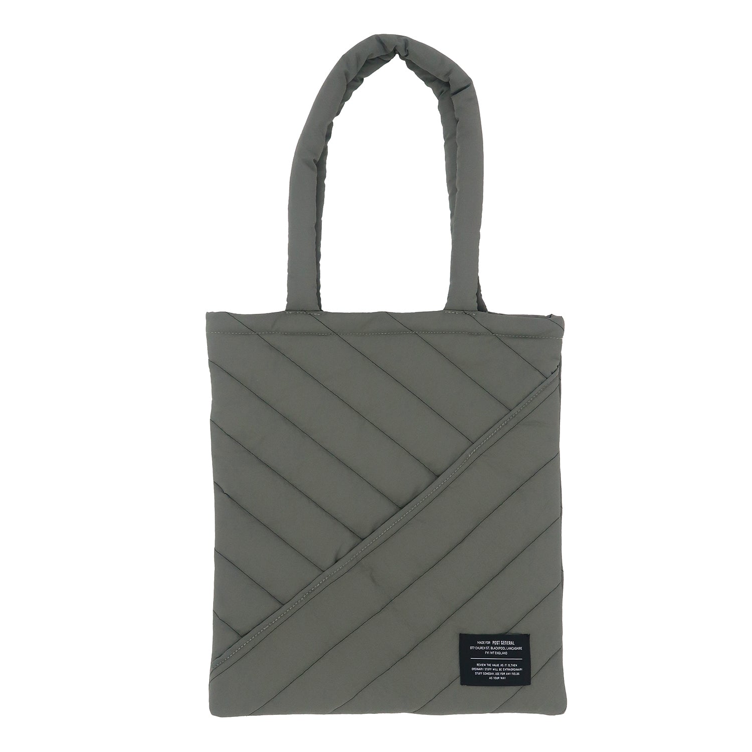 POST GENERAL | ポストジェネラル QUILTED STANDARD TOTE
