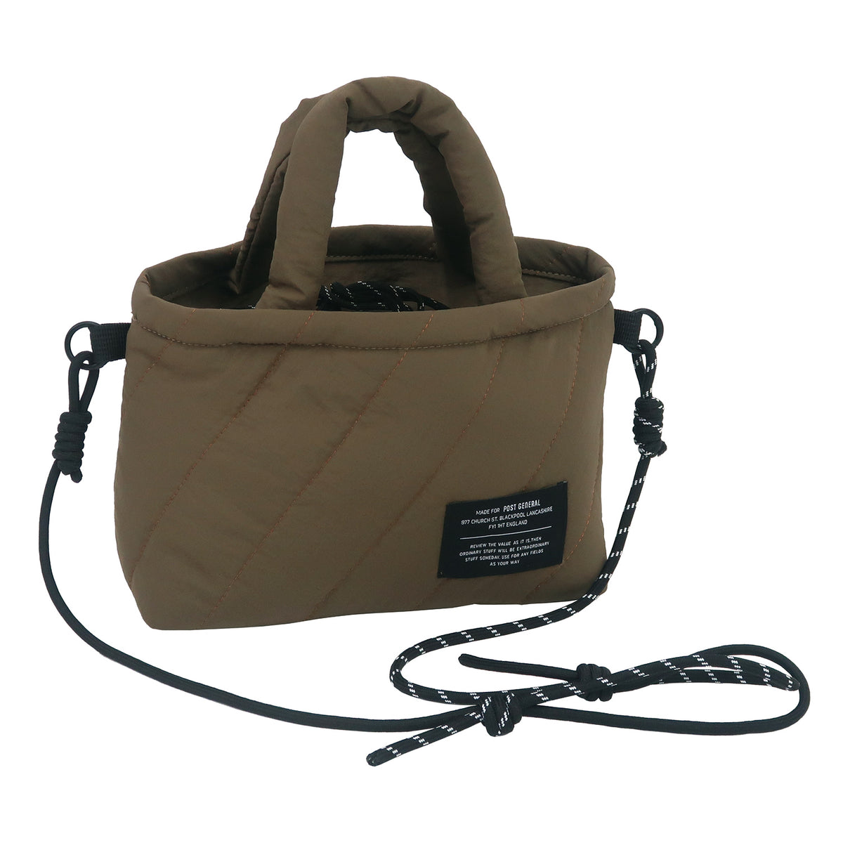 POST GENERAL | ポストジェネラル QUILTED SHOULDER COOLER TOTE