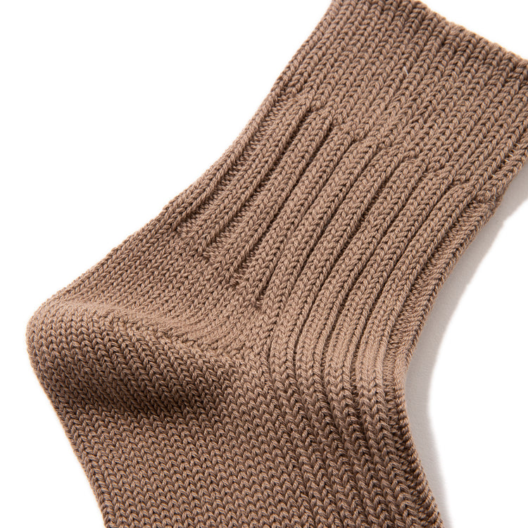 decka Quality Socks | デカ クォリティソックス　Low Gauge Rib Socks Short Length 2nd Collection