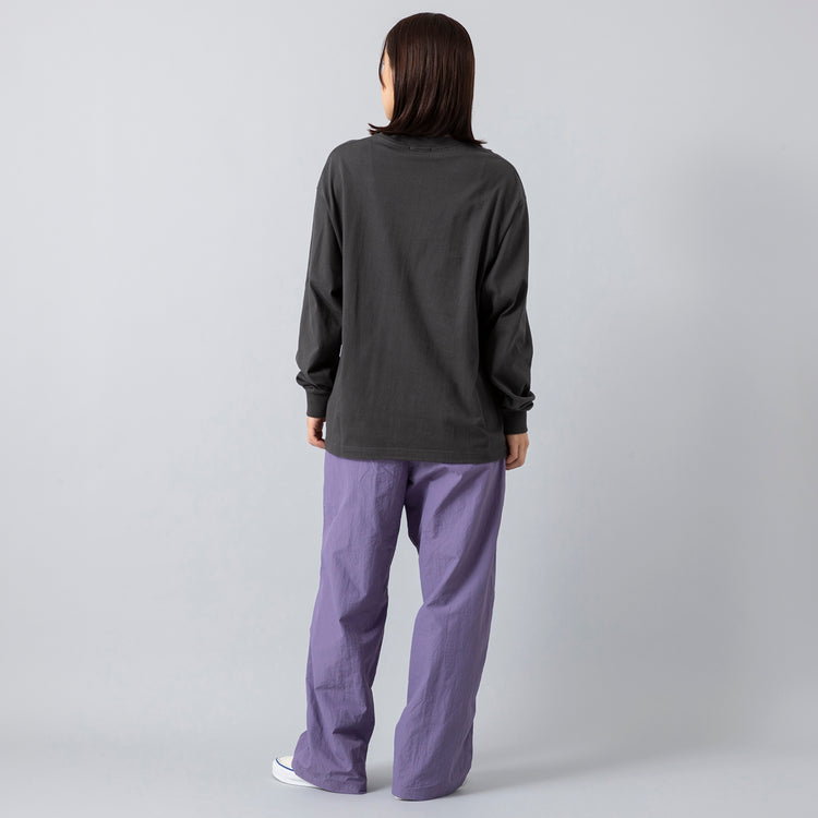 モデル身長163cm,ddpのNYLON WIDE SKATE PANTS,https://market.e-begin.jp/products/mif_ddp0223r_lala