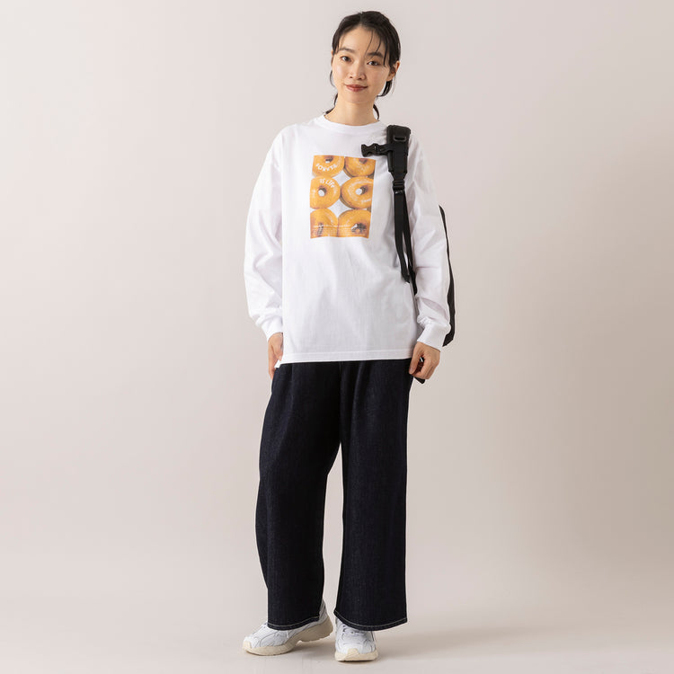 モデル身長165cm,ALDAYSのDONUTS|VENT BLANC+の12ozデニム ワイドパンツ,https://market.e-begin.jp/products/dlt_ady1047s_lala|https://market.e-begin.jp/products/stl_ven1056s_lala