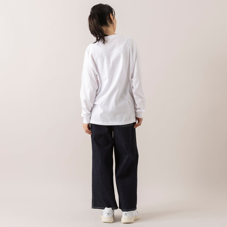 モデル身長165cm,ALDAYSのDONUTS|VENT BLANC+の12ozデニム ワイドパンツ,https://market.e-begin.jp/products/dlt_ady1047s_lala|https://market.e-begin.jp/products/stl_ven1056s_lala