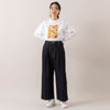 モデル身長165cm,ALDAYSのDONUTS|VENT BLANC+の12ozデニム ワイドパンツ,https://market.e-begin.jp/products/dlt_ady1047s_lala|https://market.e-begin.jp/products/stl_ven1056s_lala