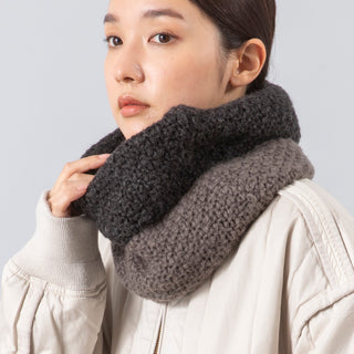 Homie | ホミー　Wool Mix Neck Warmer (Bicolor)