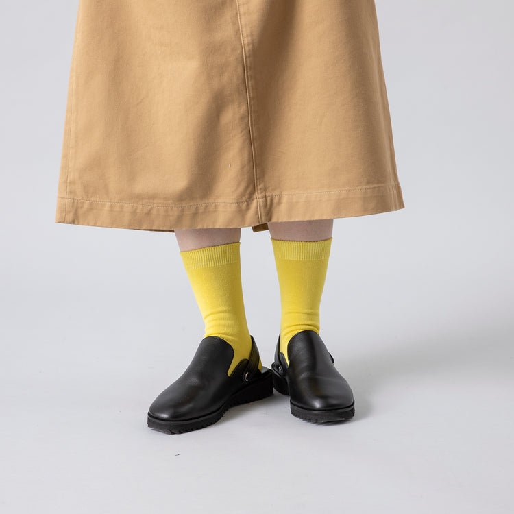 Homie | ホミー　Cotton Linen Color Socks