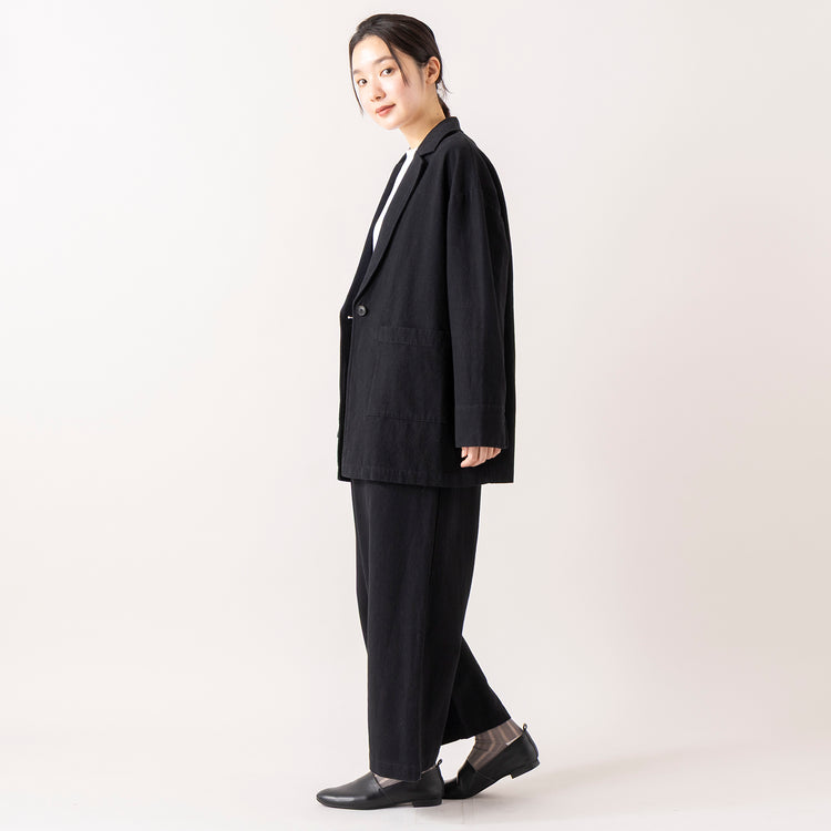 モデル身長 163cm,lelillのほそ見えリバースウィーブT|HEAVENLYのCotton Linen Canvas Wide Straight Pants|314(サンイチヨン)のスライドパールネックレス,https://market.e-begin.jp/products/ana_lel0747q_lala|https://market.e-begin.jp/products/dlt_hvr0017u_lala|https://market.e-begin.jp/products/siy_siy0008u_lala