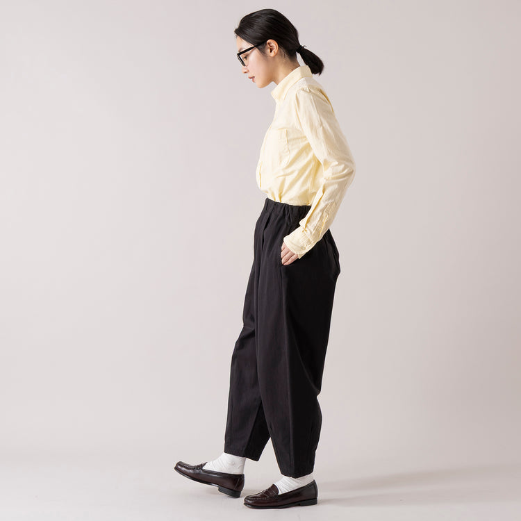 モデル身長 163cm,ciaoのオックスフォードB.D.シャツ,https://market.e-begin.jp/products/hag_cia0077s_lala