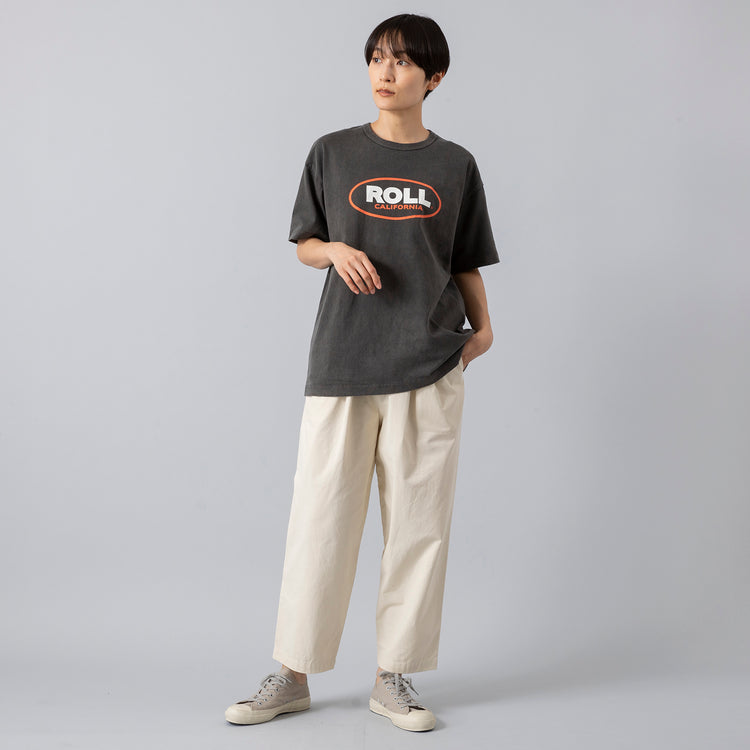 モデル身長163cm,BARNS OUTFITTERSの14/-GOAT TEE PT|Moonstarのローバスケットヴィンテージグレー,https://market.e-begin.jp/products/tka_bof0039r_lala|https://market.e-begin.jp/products/mns_mns0286o_lala