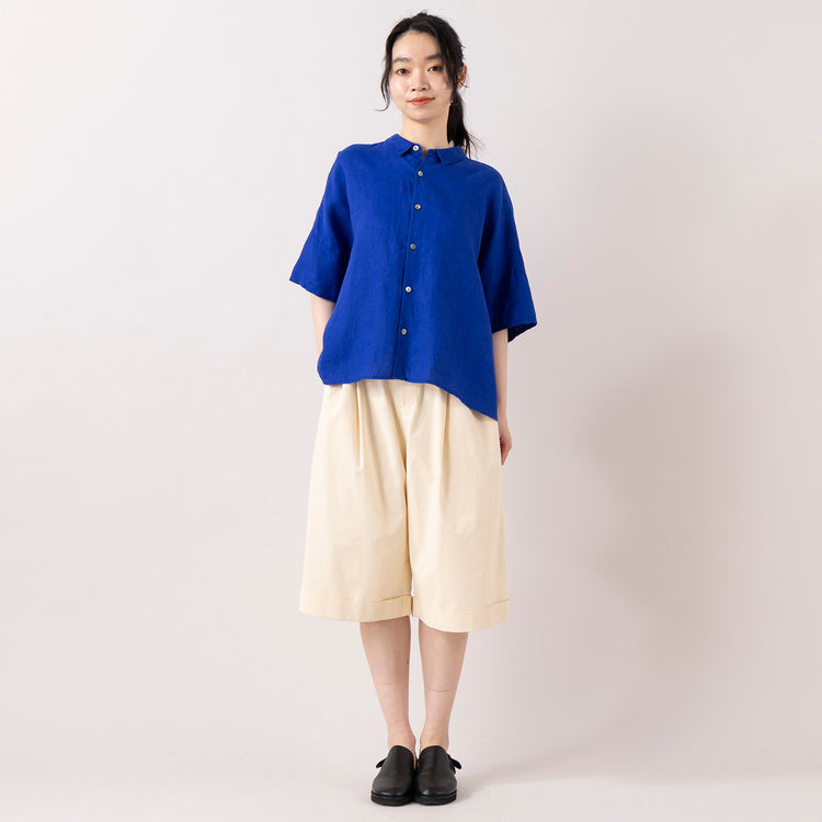モデル身長 165cm,HEAVENLYのLinen Regularcollar Wide Shirt|GLENFIELDのシャークソールビジネスサンダル|rapiécageのプチメタルコードチョーカー,https://market.e-begin.jp/products/dlt_hvr0158u_lala|https://market.e-begin.jp/products/jal_gfd0392q_lala|https://market.e-begin.jp/products/rdx_rpc0105u_lala