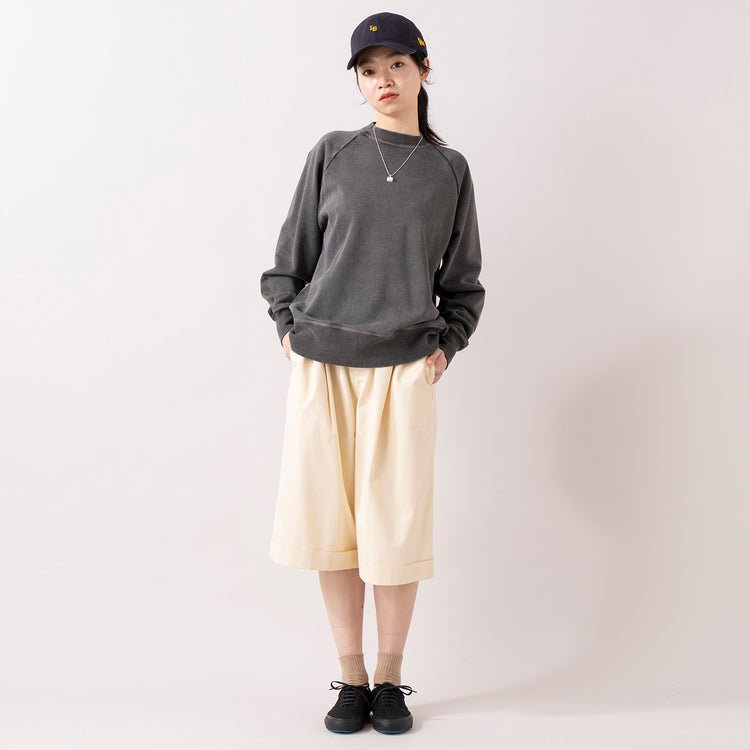 モデル身長 165cm,BARNS OUTFITTERSのGOAT SWEAT CR|Moonstarの帰ってきたDECK SPORT|NEW ERAのミニLBロゴ＋スペシャル刺繍入り9TWENTY|rapiécageのプチメタルコードチョーカー,https://market.e-begin.jp/products/tka_bof0088u_lala|https://market.e-begin.jp/products/mns_mns0718r_lala|https://market.e-begin.jp/products/nwe_nwe0212u_lala|https://market.e-begin.jp/products/rdx_rpc0105u_lala