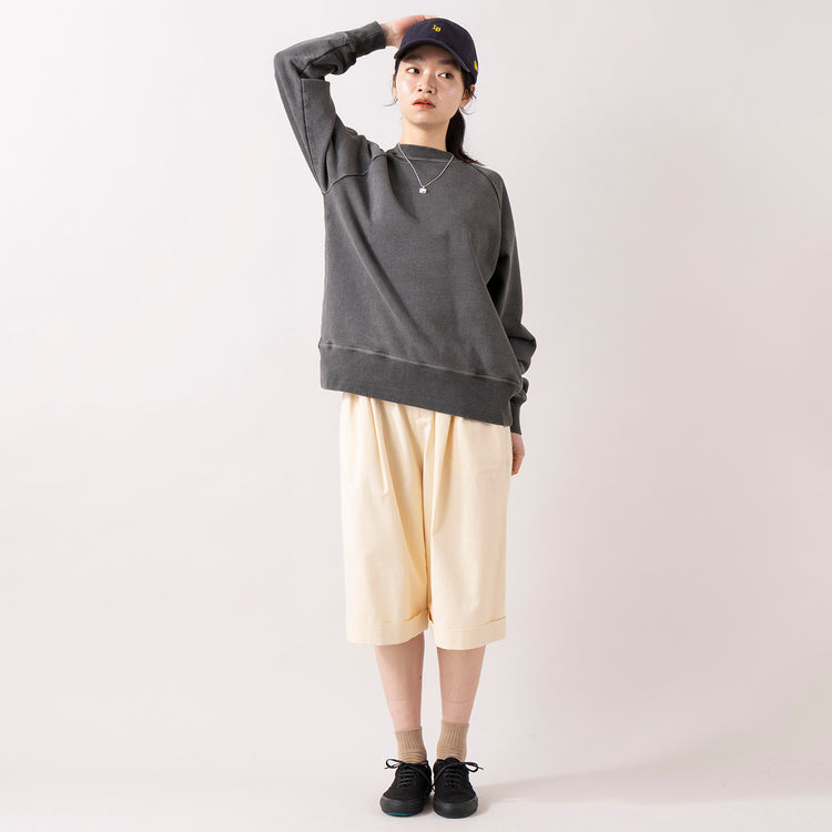 モデル身長 165cm,BARNS OUTFITTERSのGOAT SWEAT CR|Moonstarの帰ってきたDECK SPORT|NEW ERAのミニLBロゴ＋スペシャル刺繍入り9TWENTY|rapiécageのプチメタルコードチョーカー,https://market.e-begin.jp/products/tka_bof0088u_lala|https://market.e-begin.jp/products/mns_mns0718r_lala|https://market.e-begin.jp/products/nwe_nwe0212u_lala|https://market.e-begin.jp/products/rdx_rpc0105u_lala