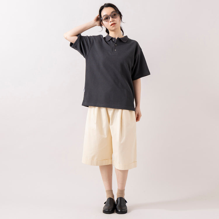 モデル身長 165cm,gym masterの7.2oz ドライワッフルポロ|GLENFIELDのシャークソールビジネスサンダル|TYMERのELIOT,https://market.e-begin.jp/products/grd_gym0092u_lala|https://market.e-begin.jp/products/jal_gfd0392q_lala|https://market.e-begin.jp/products/rid_tym0043r_lala