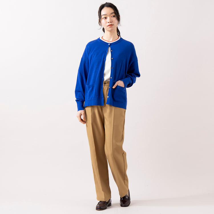 モデル身長 165cm,BARNS OUTFITTERSのHEAVY-FRIES SST|MANUAL ALPHABETのTWILL SEMI- EASY TROUSERS for Lala Begin|rapiécageのメタルトップケシビーズネックレス,https://market.e-begin.jp/products/tka_bof0089u_lala|https://market.e-begin.jp/products/mks_man0093u_lala|https://market.e-begin.jp/products/rdx_rpc0108u_lala