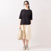 モデル身長 165cm,HEAVENLYのCotton CS 5Sleeve T-Shirt|HEAVENLYのCotton Twill Short Pants|Moonstarのローバスケットヴィンテージグレー,hhttps://market.e-begin.jp/products/dlt_hvr0160u_lala|https://market.e-begin.jp/products/mns_mns0286o_lala