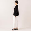 モデル身長 163cm,TUTIE.のコットンソロナフレンチスリーブTシャツ|TUTIE.のコットンリネンデニムタックパンツ|UNIVERSAL OVERALLのUO12|rapiécageのフラワープレートコードブレス,https://market.e-begin.jp/products/equ_tte0280u_lala|https://market.e-begin.jp/products/equ_tte0274u_lala|https://market.e-begin.jp/products/sed_uni0290u_lala|https://market.e-begin.jp/products/rdx_rpc0311u_lala