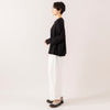 モデル身長 163cm,TUTIE.のコットンソロナフレンチスリーブTシャツ|TUTIE.のコットンリネンデニムタックパンツ|UNIVERSAL OVERALLのUO12|rapiécageのフラワープレートコードブレス,https://market.e-begin.jp/products/equ_tte0280u_lala|https://market.e-begin.jp/products/equ_tte0274u_lala|https://market.e-begin.jp/products/sed_uni0290u_lala|https://market.e-begin.jp/products/rdx_rpc0311u_lala