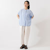 モデル身長165cm,HEAVENLYのHigh Count Twill W/Tapered PT|Organic handloomのHOHEN|Taaiiのベネチアンチェーンスリムネックレス,https://market.e-begin.jp/products/dlt_hvr0401u_lala|https://market.e-begin.jp/products/sed_ogh0415u_lala|https://market.e-begin.jp/products/tii_tii1120n_lala