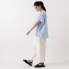 モデル身長165cm,HEAVENLYのHigh Count Twill W/Tapered PT|Organic handloomのHOHEN|Taaiiのベネチアンチェーンスリムネックレス,https://market.e-begin.jp/products/dlt_hvr0401u_lala|https://market.e-begin.jp/products/sed_ogh0415u_lala|https://market.e-begin.jp/products/tii_tii1120n_lala