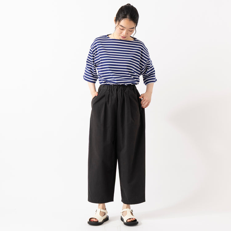 モデル身長165cm,MANONのBOAT NECK BORDER TEE|Organic handloomのSIENA|Taaiiのベネチアンチェーンスリムネックレス,https://market.e-begin.jp/products/mks_mnn0855s_lala|https://market.e-begin.jp/products/sed_ogh0418u_lala|https://market.e-begin.jp/products/tii_tii1120n_lala