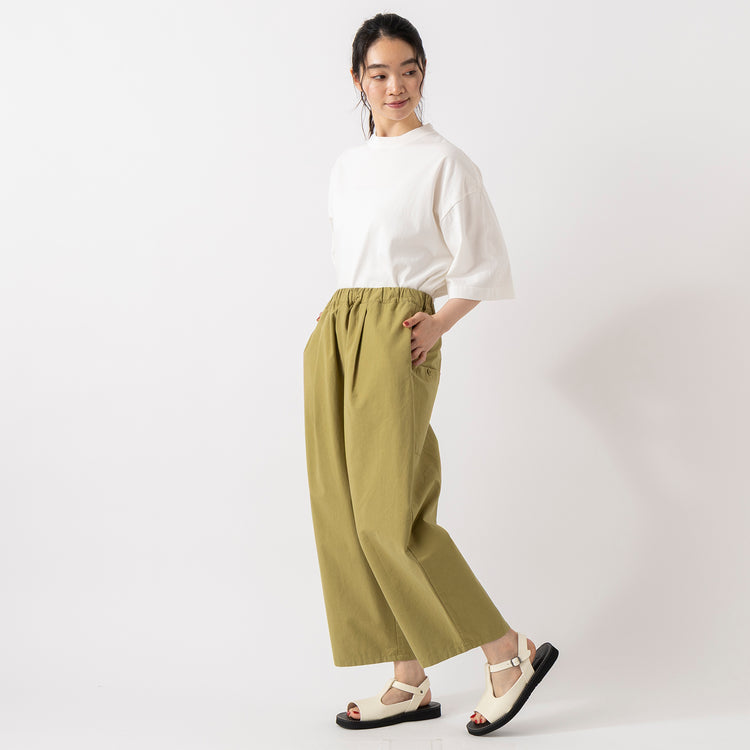 モデル身長165cm,BARNS OUTFITTERSのROOMY TEE PG SLD|Organic handloomのSIENA,https://market.e-begin.jp/products/tka_bof0389u_lala|https://market.e-begin.jp/products/sed_ogh0418u_lala