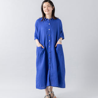 Heavenly | ヘブンリー Hemp Wide Shirt Onepiece