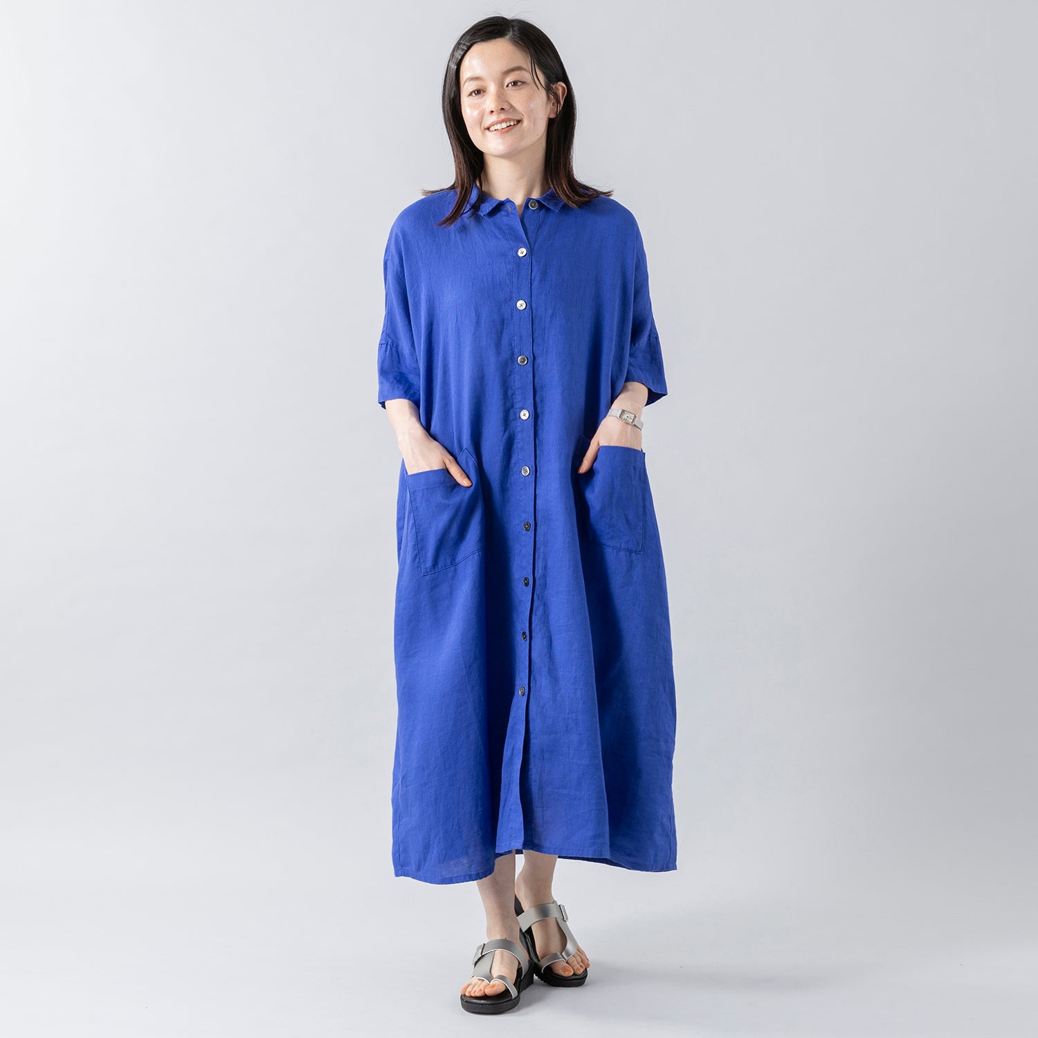 Heavenly | ヘブンリー Hemp Wide Shirt Onepiece
